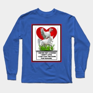 MAY THE HORSE BE WITH YOU Long Sleeve T-Shirt